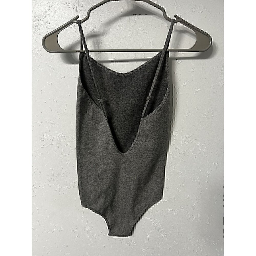 FREE PEOPLE BUNDLE BASIC, GRAY BODYSUIT PULLOVER,… - image 2